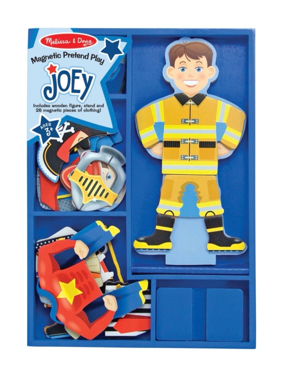 Melissa & Doug Magnetic Wooden Dress Up Pretend Play Toy